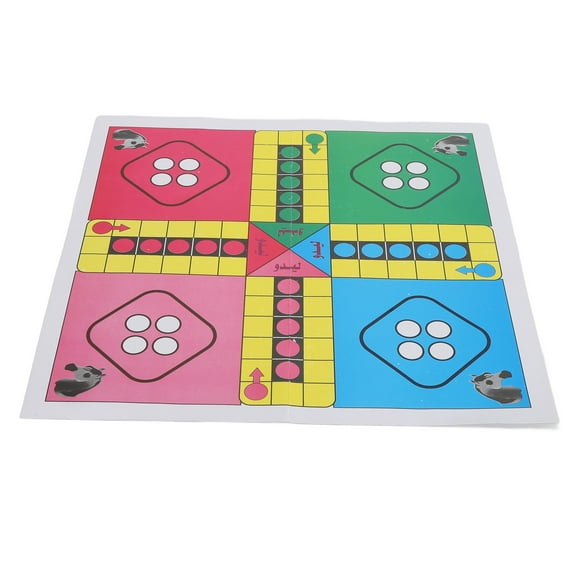 Kids Flying Chess, Flying Chess Family Game Easy Operation Durable Foldable Wide Application Lightweight Plastic For Party