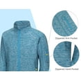 thumbnail image 6 of Dasawamedh Men's Running Sport Track Jacket Full Zip Workout Athletic Fitness Jackets for Training Tile Blue Heather S, 6 of 7