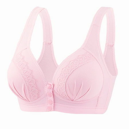LLYWEY Padded Sports Bras on Sale Sleep Bras Women Ladies Sport Bra Style-856 Women s Plus Multiway Bra Feature Adult Female Bralette Sports Bras Pinks 40B