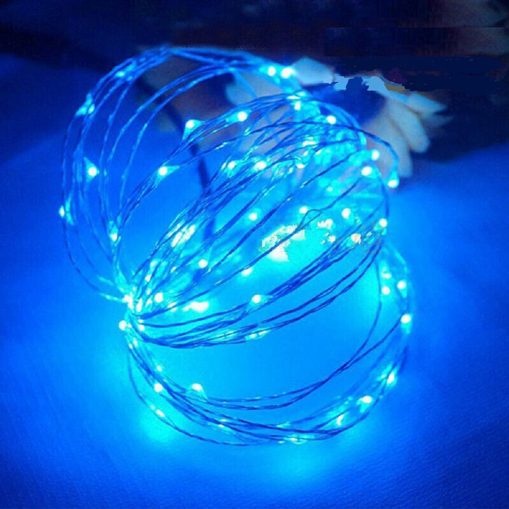 20//50/100 LED String Fairy Lights Copper Wire Battery Powered Waterproof USA 