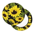 thumbnail image 2 of Naloa Sunflowers In Vintage Round Bar Stool Cushion Cover 12-14 inch, Fits Kitchen, Office, Restaurant Chairs - 12 inch, 2 of 7