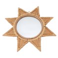 thumbnail image 1 of Espejo De Pared Tejido De Ratán, Elegante Espejo Tejido Con Forma De Estrella De 8 Puntas, Espejo Transparente Decorativo Antiguo Para Decoración De Fiestas, 1 of 8
