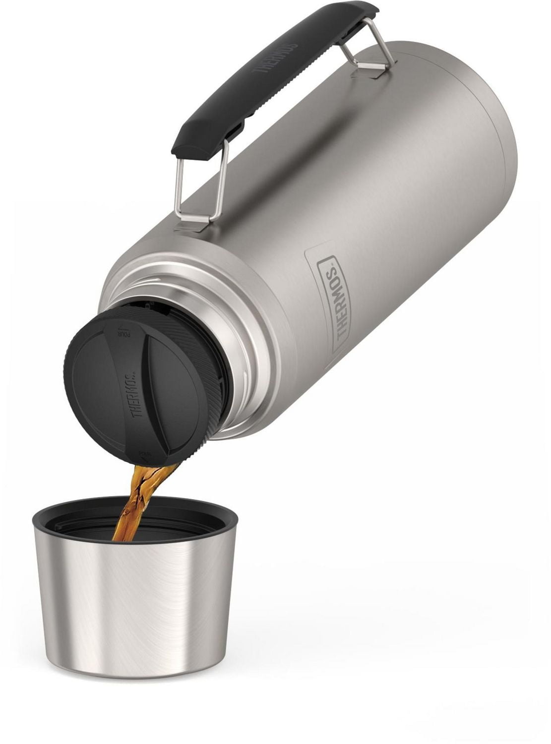 Bouteille Isotherme en Acier Inoxydable de 1,2 L, Série Icon de Thermos, Argentée