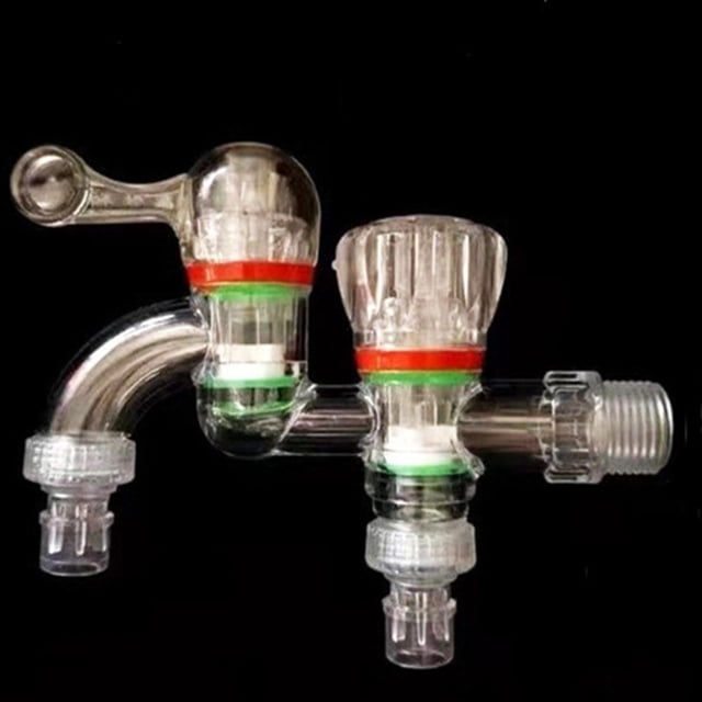 Grifo de agua Dispensador de agua Grifo Jardín Resistente a caídas Grifo de agua caliente fría Grifo Grifo Grifo de agua para hotel, ducha, lavabo, Hilo de dos cabezas2cm DYNWAVEMX Grifo Lavadora