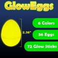 thumbnail image 2 of Set de búsqueda de huevos de Pascua MgParty que brilla en la oscuridad con 36 huevos, 2 of 7