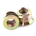 thumbnail image 2 of Zinc Plated Carbon Steel Furniture Hex Drive Nut Wood Insert Nuts (M6*10mm), 2 of 5