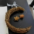 thumbnail image 6 of 25x30cm Natural Wreaths , Moon Wreath Christmas Rattan Wreath for DIY Craft Wall Hanging Wedding Garland Frame Base, 6 of 10