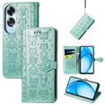 thumbnail image 1 of Funda Cartera FOXDOCK para OPPO A60 4G , Flip PU con Relieve de Gatos y Perros, Tarjetero y Soporte, 1 of 6