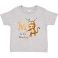 thumbnail image 3 of Inktastic M is for Monkey Boys or Girls Baby T-Shirt, 3 of 5