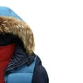 thumbnail image 3 of Christmas Casual Aoochasliy Mens Coats Outerwear Hooded Collar Winter Casual Padded Cotton Jacket, 3 of 3