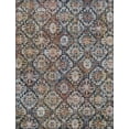 thumbnail image 3 of Transitional 5x7 Area Rug (5'3'' x 7'3'') Floral Cream, Navy Living Room Easy to Clean, 3 of 7