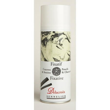 UPC: 3046450169086 | Sennelier Delacroix Pencil & Charcoal Fixative Aerosol Spray 400ml