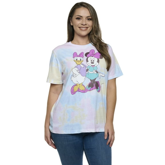 Women's Plus Size Minnie Mouse Daisy Duck T-Shirt Pastel Disney