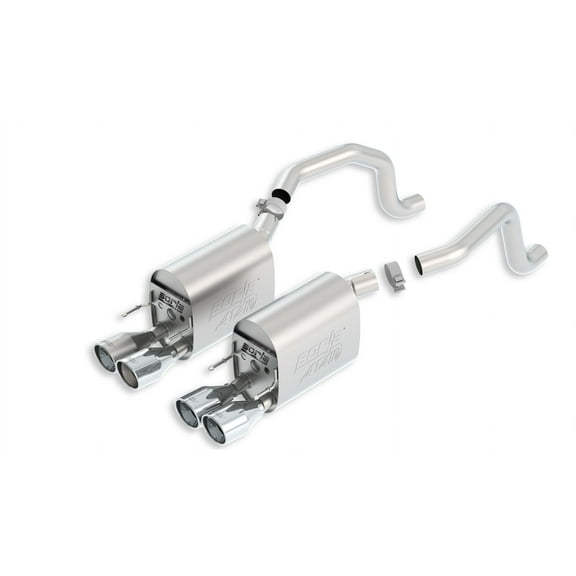 BORLA EXHAUST 11812 09-13 CORVETTE C6 6.2L V8 RWD 2DR INCL. PADDLE SHIFT SPLIT REAR, REAR SECTION, AK Fits select: 2009-2013 CHEVROLET CORVETTE