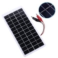 thumbnail image 2 of banco del poder del panel solar del polisilicio de 10W 12V para la batería al aire libre de la bomba 9-12V de la lámpara, 2 of 5