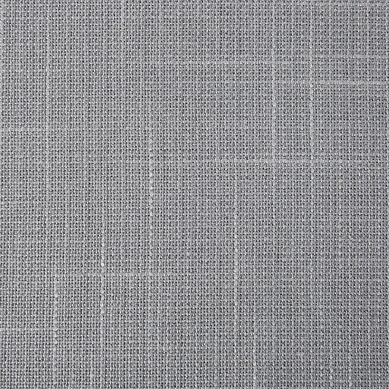 Phantoscope Soft Textured Linen-Look Decorative Throw Pillow, 18 x 18 in, Light Gray, 1 Pack