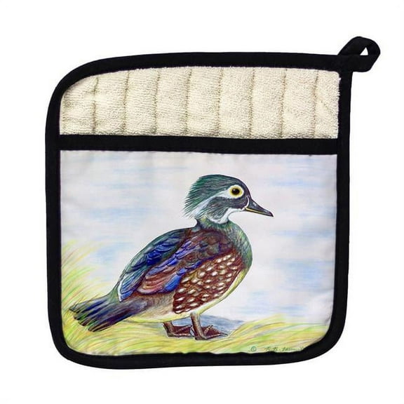 Betsy Drake PT149 Female Wood Duck Pot Holder