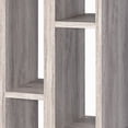thumbnail image 3 of Benjara Modern Style Wooden Bookcase, Gray, 3 of 5