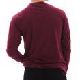 thumbnail image 2 of Big Size Charged Up Fencing Graphic Design Unisex Lane Seven Ring Spun Cotton Premium Long Sleeve T-shirt - Burgundy 2XL, 2 of 4