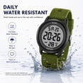 thumbnail image 4 of Kids Digital Watch for Age 4-12 Outdoor Multifunction Watch with Silicone Strap,EL Backlight,Alarm,Stopwatch,Waterproof Watch for Boys Girls, 4 of 10