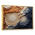 thumbnail image 2 of Designart "Tranquil Blue Beige Geode" Stone Geode Floater Framed Canvas Prints, 2 of 5