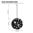 thumbnail image 2 of Car Fragrance Piece Four Pieces Of Fresh Air Lavender Smell Contains Lanyard Plastic Film Wrapped For The Bathroom Bed In The Car Room Retro Skull Head (2) Round Shape, 2 of 8