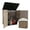 Brown, variant on Decksplore 35 CU.FT Outdoor Storage Shed, Waterproof, Double HDPE Outdoor Storage Cabinet with Latch for Patio, Garden, Garage (Coffee)