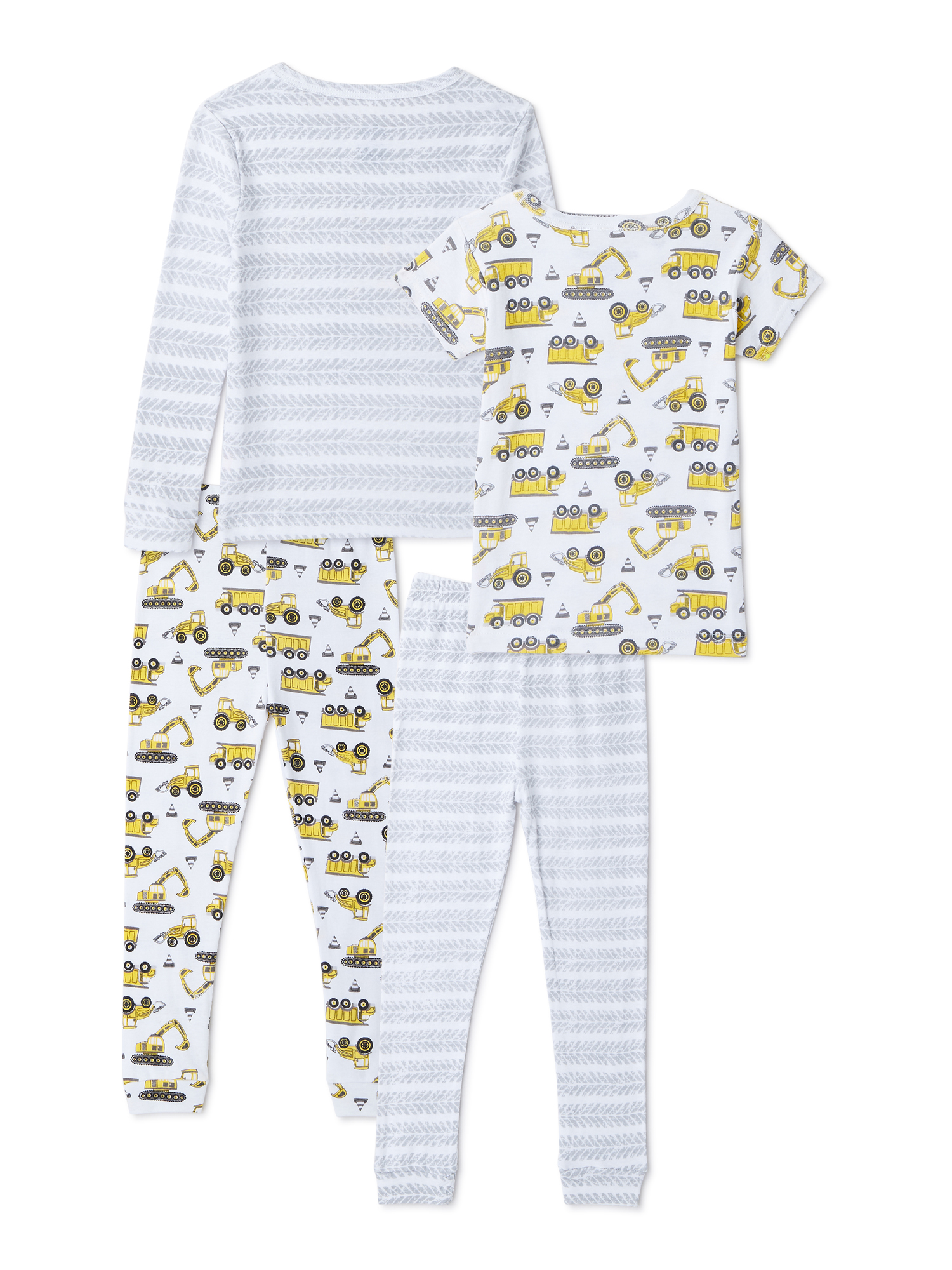 Cutie Pie Baby Toddler Boys Short & Long Sleeve Snug Fit Cotton Pajamas Set, 4-Piece, Size 12 Months-5T - image 2 of 4