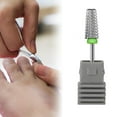 thumbnail image 4 of Broca para uñas, máquina eléctrica para limar uñas, uso profesional en salón, pulido de cutículas, reemplaza directamente las rebabas rotativas, broca Verde C, 4 of 7