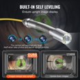 thumbnail image 3 of 9" Sewer Camera 230ft/70m Self-Leveling Drain Camera w/ 512Hz Transmitter, 3 of 12
