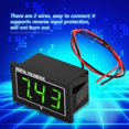 thumbnail image 2 of Greensen 1pc Digital 0.56″ LED Display Waterproof High Precision Voltmeter DC Voltage Meter Panel,Voltage Meter, Digital LED Voltmeter, 2 of 8