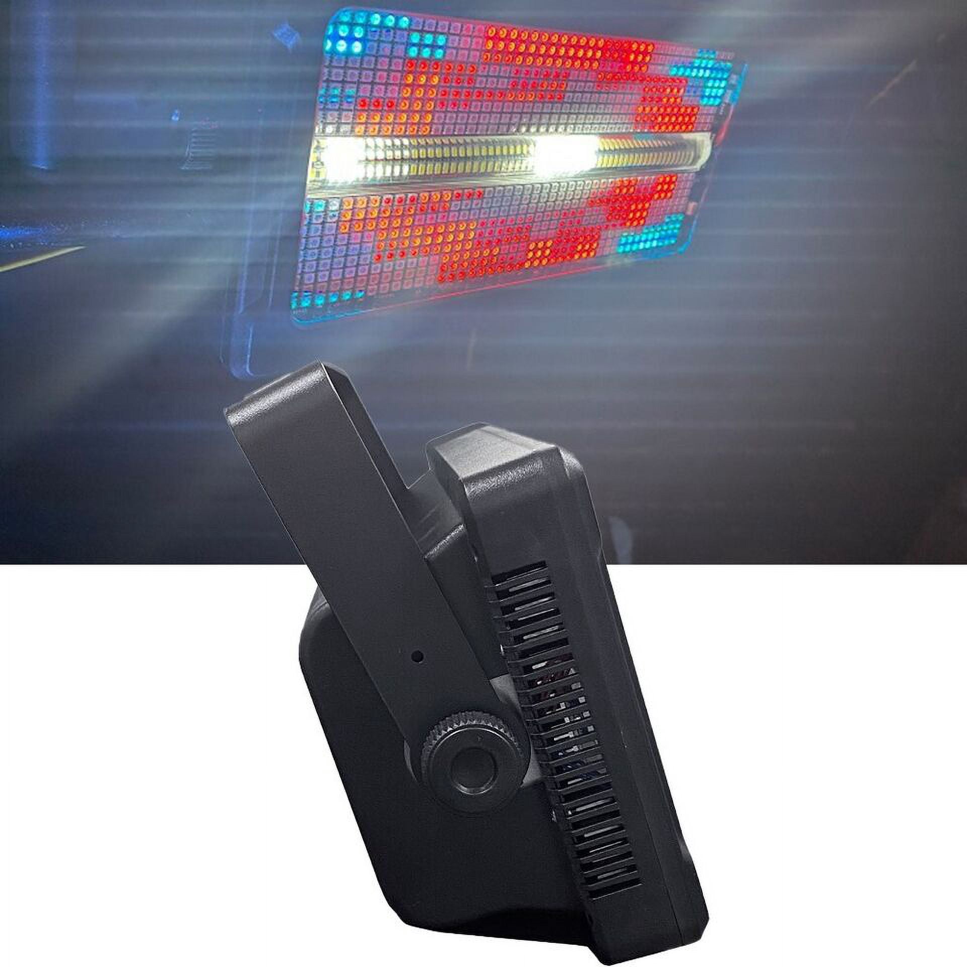 New Flash Disco DJ Lighting RGB 80 Zones White 10 Zone LED Strobe Light