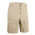 thumbnail image 1 of Tdoqot Realxed Fit With Pockets Outdoor Knee Length Cargo Shorts for Men Khaki Size XL, 1 of 4