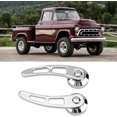 thumbnail image 5 of Manija de puerta de automóvil, 2 piezas, 4 1/4 ", juego de manija de puerta de automóvil vintage plateada, accesorio para automóvil, revestimiento de hierro para, 5 of 5