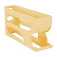 thumbnail image 4 of Estante rodante para huevos, contenedor para huevos, caja de almacenamiento creativa para ahorrar espacio, dispensador de huevos rodante para Amarillo 3 niveles, 4 of 9