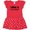 Red with Polka Dots, variant on Inktastic Twin B (i'm Younger) Girls Toddler Dress