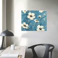 thumbnail image 4 of Orinice  SetWall Art - William Morris Wall Art, Minimalist Wall Decor Blue Room Decor Aesthetic Matisse Wall Art Prints Blue Poster Abstract Gallery Wall Art  20x16in, 4 of 6
