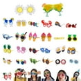 thumbnail image 4 of Party Sunglasses Funny Hawaiian Glasses Tropical Photo Prop Party-Favor Beach Party Supplies Decorations, 4 of 4