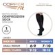 thumbnail image 3 of Calcetines de compresión Copper Fit con infusión de mentol helado para mujer, 3 of 6