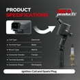 thumbnail image 4 of Set of 8 ISA Ignition Coils DG508 & 8 Motorcraft Spark Plugs SP479  Compatible with Ford 5.4L V8 DG472 DG457 DG491 Crown Victoria Expedition F-150 F-250 Mustang Lincoln Mercury Explorer, 4 of 8