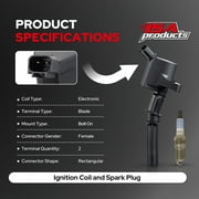 Set of 8 ISA Ignition Coils DG508 & 8 Motorcraft Spark Plugs SP479 Compatible with Ford 5.4L V8 DG472 DG457 DG491 Crown Victoria Expedition F-150 F-250 Mustang Lincoln Mercury
