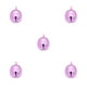 thumbnail image 2 of Greeniant Accesorios para gatos con cascabel para perros, cascabeles exquisitos para gatos, collar para mascotas sin carga, rosa Rosa 5Conjunto, 2 of 6