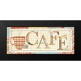 thumbnail image 2 of Pela Studio 24x12 Black Modern Framed Museum Art Print Titled - Patchwork Cafe I, 2 of 5