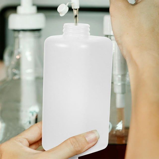 Hytrove 2Ud De Jabón Plástico Para Fregadero Con Ajuste Y Botella Interior Marfil Para Cocina