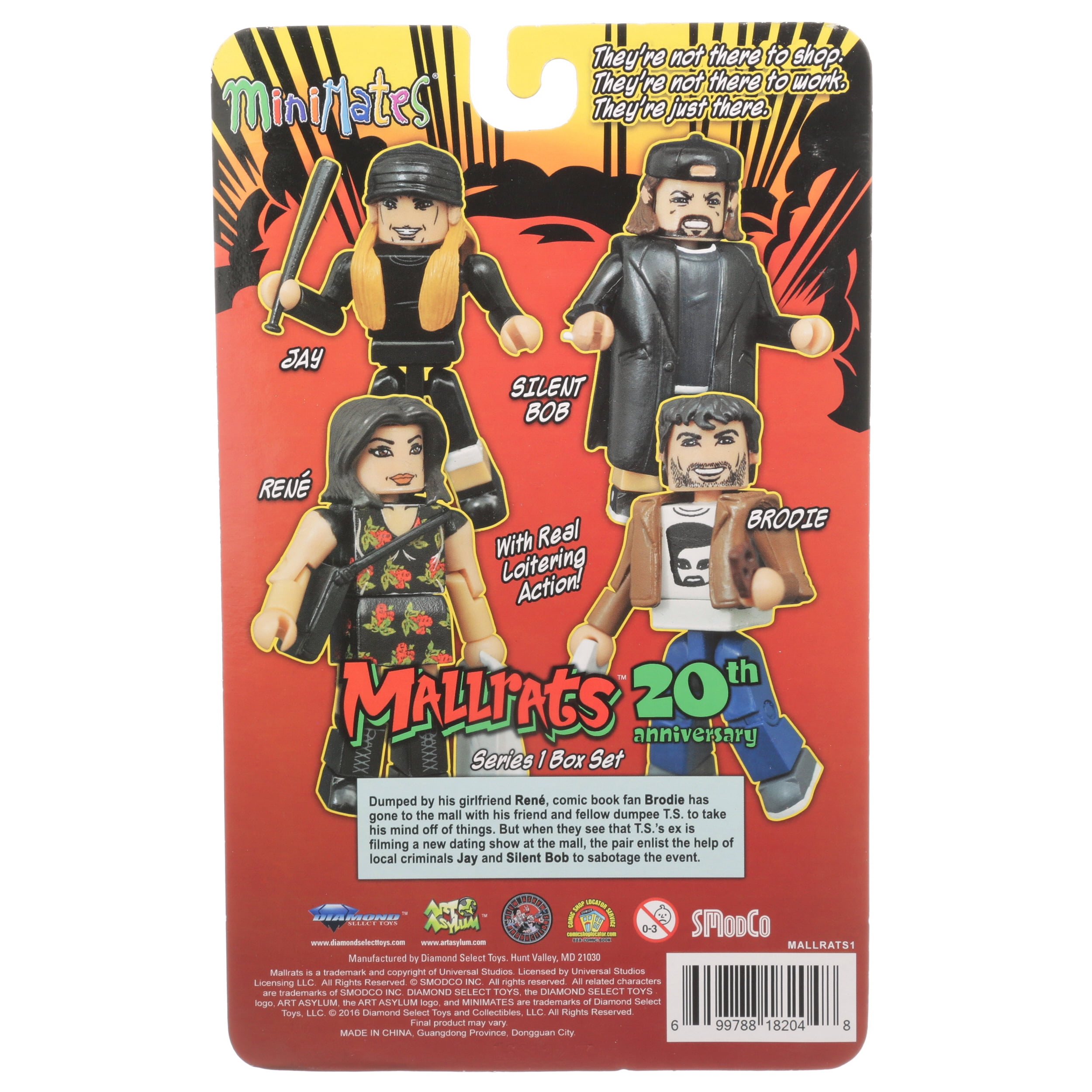 Minimates Mallrats 20th Anniversary Series 1 Box Set NEW Toys Collectibles