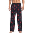 thumbnail image 1 of Fotbe Ping Pong Pantalones de Pijama para Hombre, Pantalones de Dormir, Pantalones de Casa con Cintura Ajustable y Bolsillos-XX-Large, 1 of 6