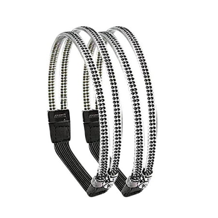 

YOLOKE Elastic High Heels Shoe Straps Rhinestone Elastic Shoe Ankle Straps Detachable Shoe Straps for Heels Women Adjustable Elastic Shoe Belt