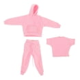 thumbnail image 2 of 1:12 Scale Solider Clothes Hoodie And Pants Solider Sports Suits for Action Figure , Pink, Multi, 2 of 8