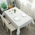 thumbnail image 2 of Wipe Clean PVC Table Cover Waterproof Tablecloth Wipeable Outdoor Table Cloth Rectangle Tablecloth for Indoor Outdoor Kitchen Garden Patio Picnic Party 137x180cm, 2 of 7