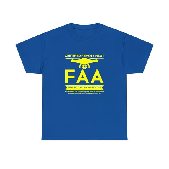Certified Remote Pilot FAA Shirt, Christmas Gift, Birthday Gift - ID: 746